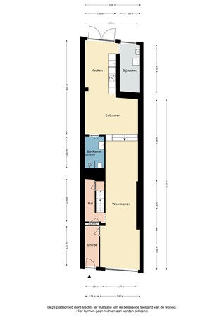 Plattegrond - Rijksweg Zuid 105, 6161 BH Geleen - Rijksweg Zuid 105 Geleen - Begane grond 2D.jpg